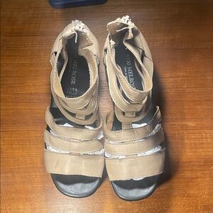 8100 Melrose S37 Stella Gladiator Platform Gregory Leather Made in Italy Sandal